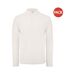 Pack of 2  Id.001 mens long sleeve polo  snow B&C