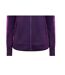 Womens/ladies Animal Print Track Jacket Purple Puma-4