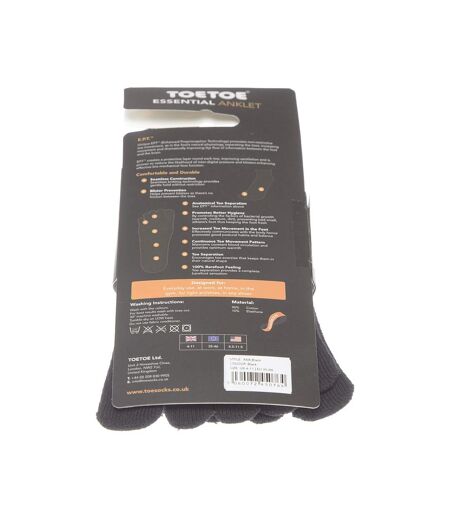 TOETOE - Unisex  Moisture Wicking Ankle Toe Socks