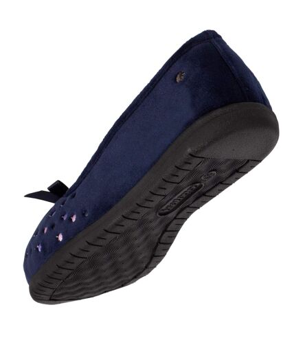 Isotoner Chaussons Ballerines femme ultra confortables et légères semelle à mémoire de forme