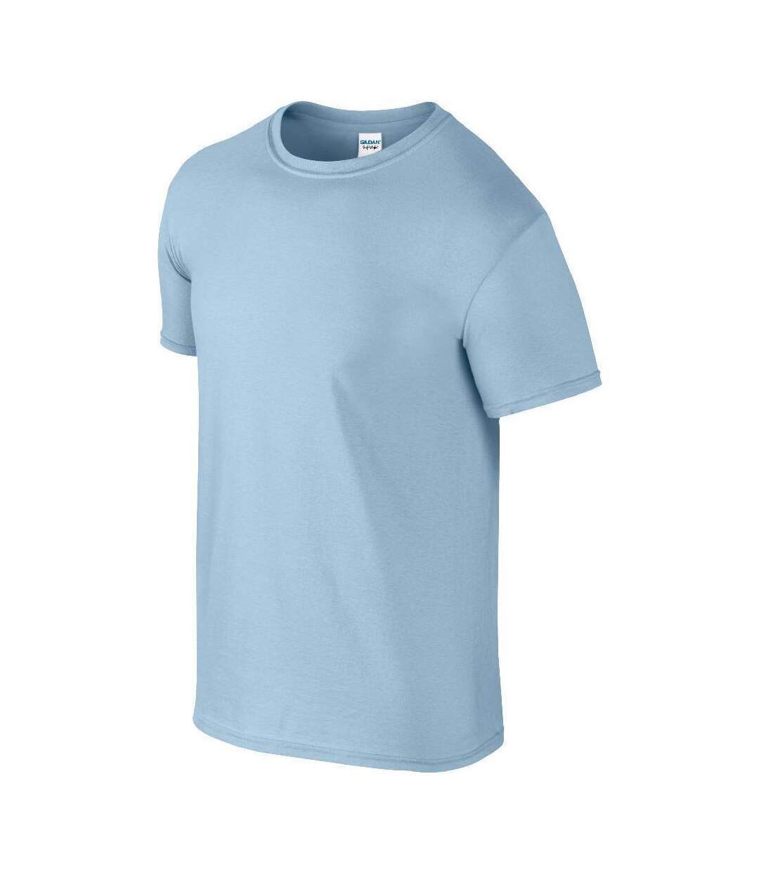 T-shirt Manches Courtes Softstyle Homme Bleu Clair Gildan-4