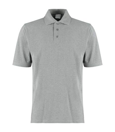 Kustom Kit Mens Klassic Cotton Superwash 60C Polo Shirt (Heather Grey)