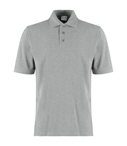 Kustom Kit Mens Klassic Cotton Superwash 60C Polo Shirt (Heather Grey)