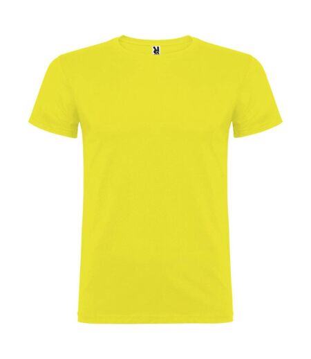 T-shirt beagle homme jaune Roly