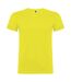 Mens beagle short-sleeved t-shirt yellow Roly