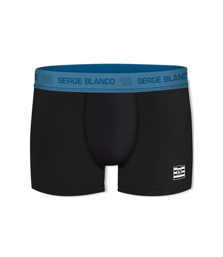 SERGE BLANCO Boxer Homme Coton HYPE Noir Bleu