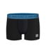 SERGE BLANCO Boxer Homme Coton HYPE Noir Bleu