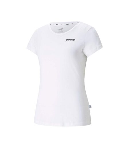 T-shirt Blanc Femme Puma Ess Tee - L