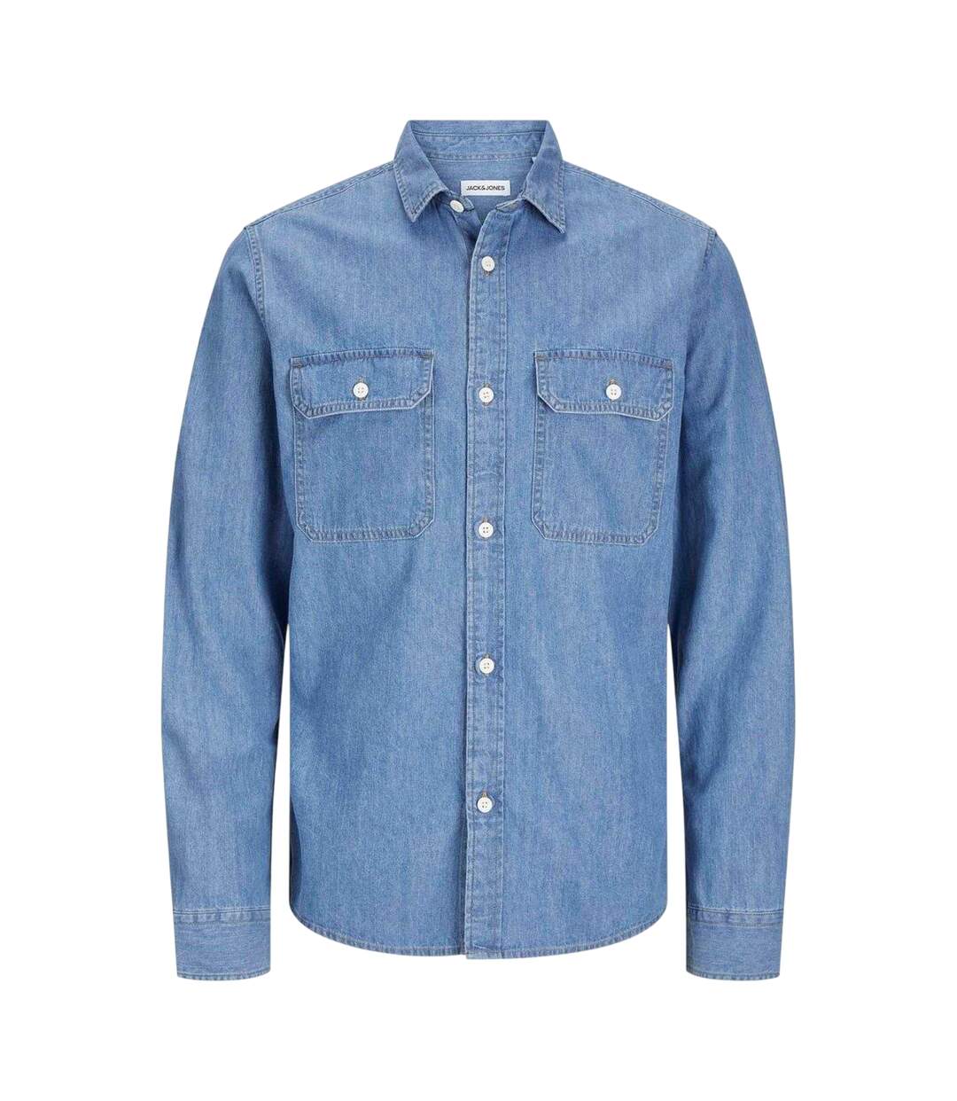 Chemise Homme Bleu Denim Clair Jack And Jones-2