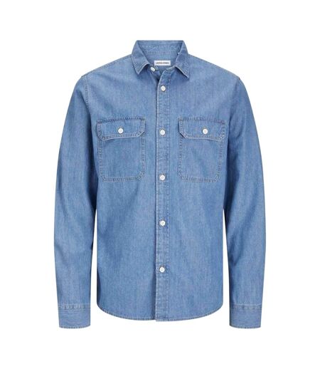 Chemise Homme Bleu Denim Clair Jack And Jones
