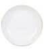 Lot de 6 Assiettes Creuses Liseré 21cm Blanc-1