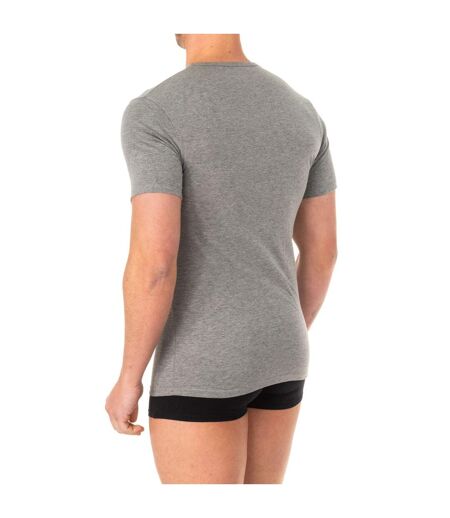 Men's short-sleeved V-neck T-shirt A040X