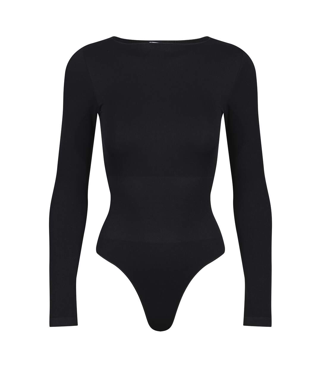 Ladies Essentials Long Sleeve Bodysuit Sculpting Recycled Stretch Fit-1