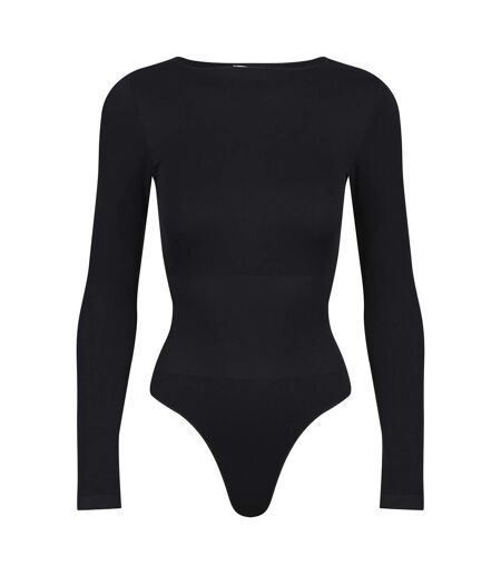 Ladies Essentials Long Sleeve Bodysuit Sculpting Recycled Stretch Fit