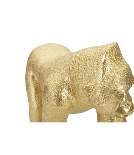 Statuette Design en Résine Gorille 29cm Or