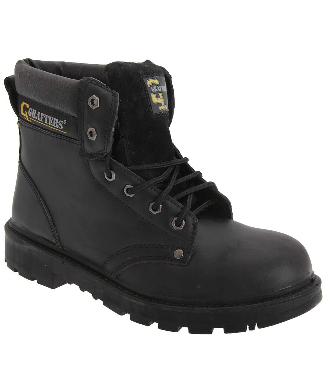 Chaussures Montantes De Sécurité Homme Noir Grafters-1