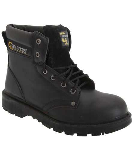 Chaussures Montantes De Sécurité Homme Noir Grafters
