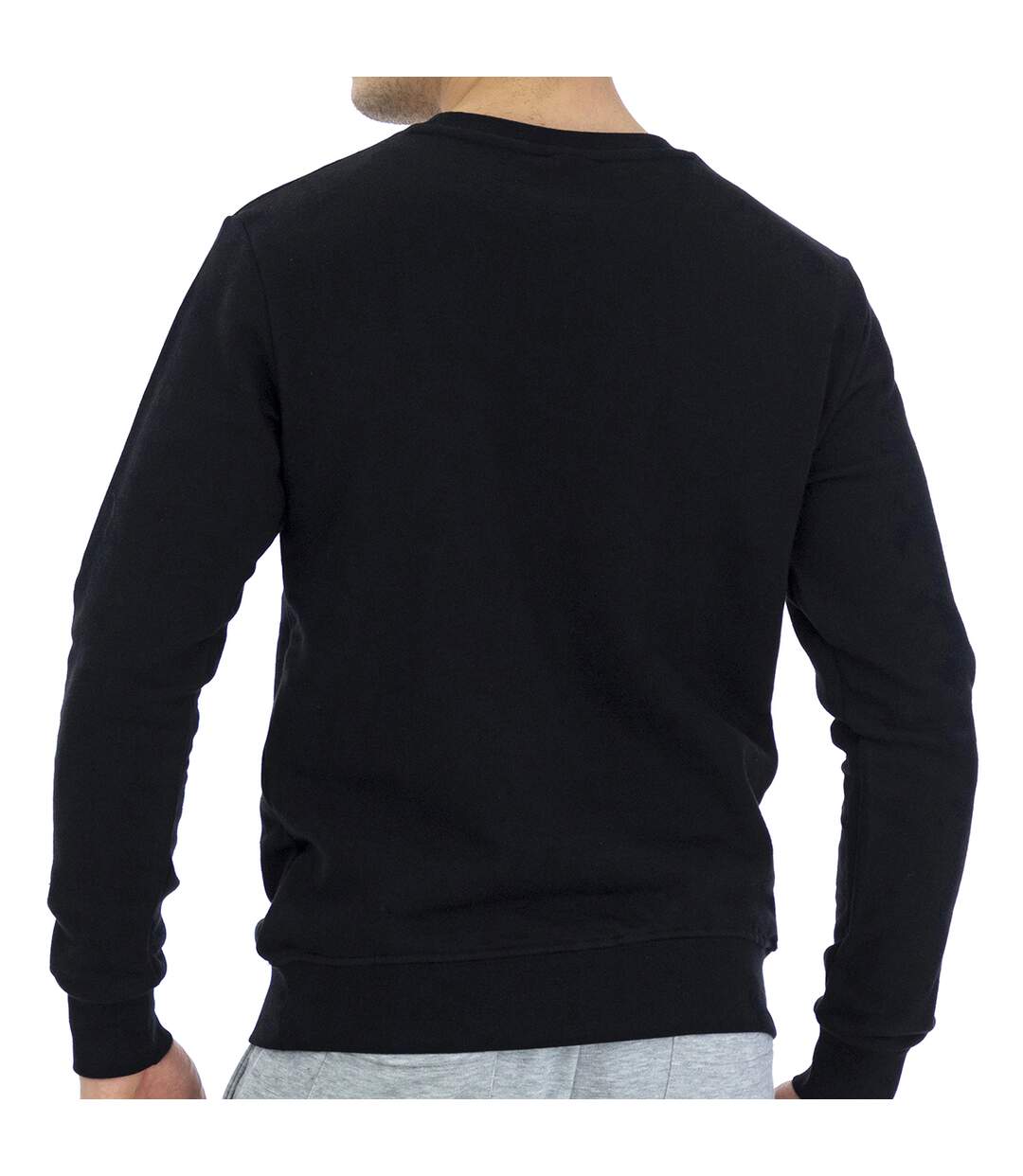 NASA11S Men's Basic Long Sleeve Round Neck Sweatshirt-3