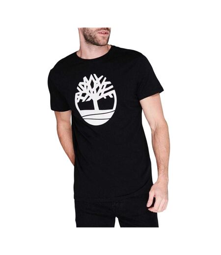 T-shirt Motif/style Logo Homme Noir Timberland