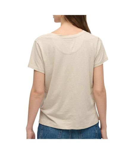 T-Shirt beige femme superdry studioss