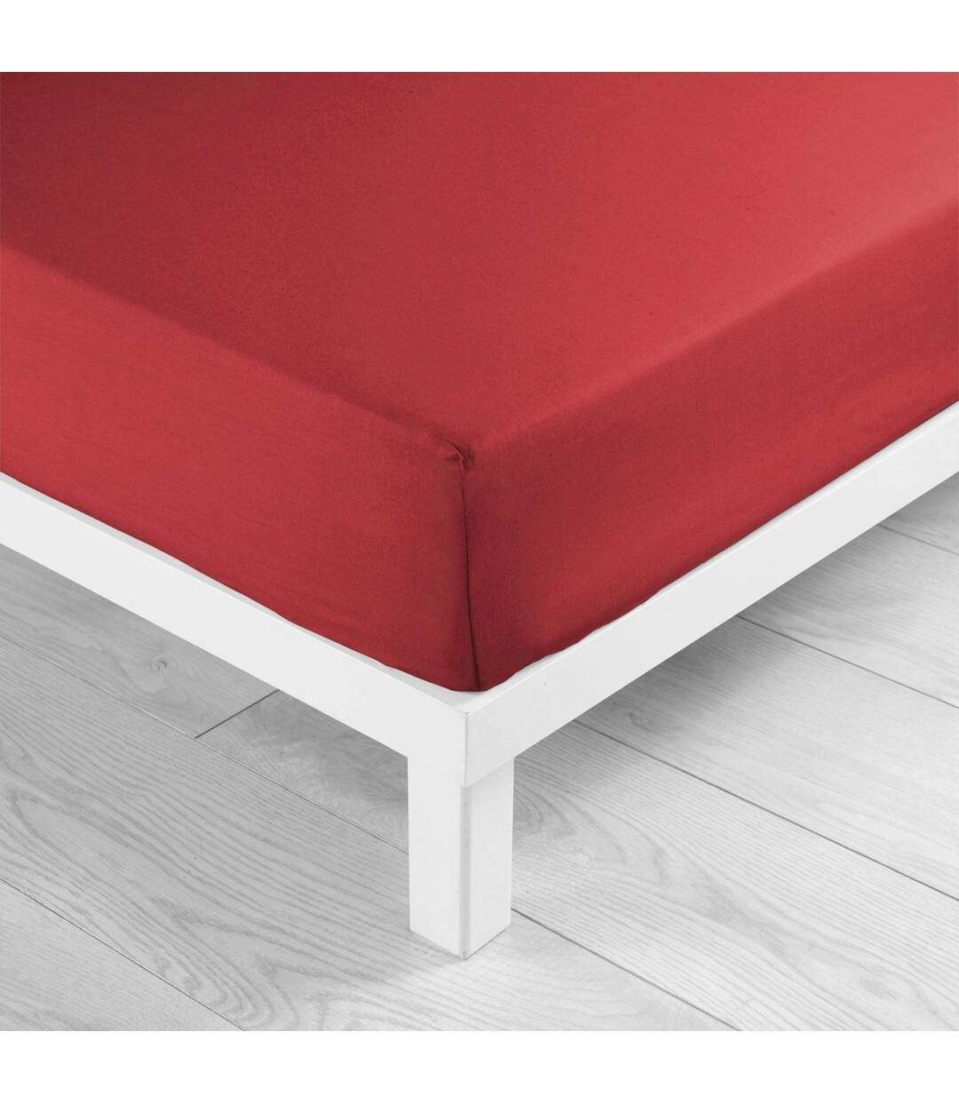 Drap Housse Microfibre Oscar 140x190cm Rouge-2