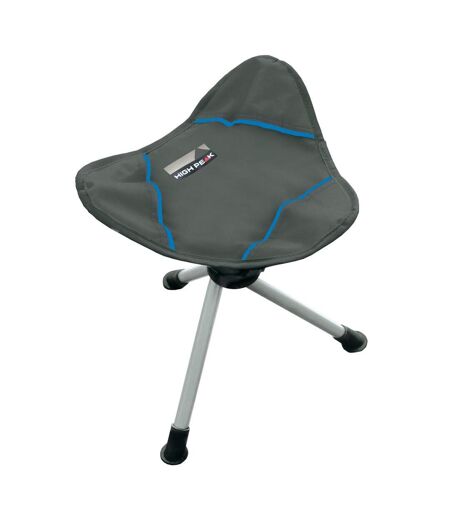Tabouret Tripode Tarifa 33 Cm X 33 Cm X 45 Cm Gris Foncé Bleu High Peak