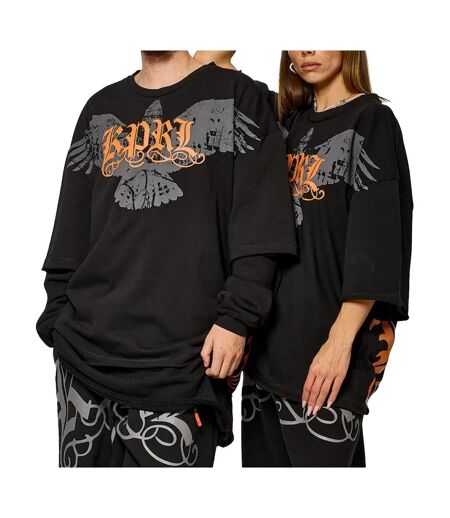 T-Shirt noir mixte kaporal vorboh