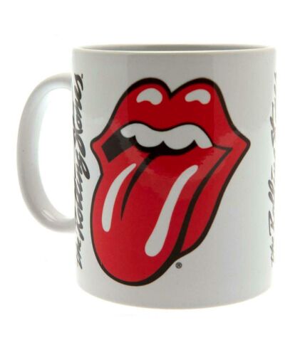 The Rolling Stones Lips Mug (White) (One Size) - UTBS2402