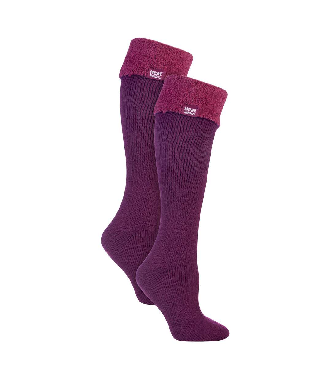 Lot de 2 paires de chaussettes pour bottes Wellington pour femme-1