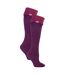 Lot de 2 paires de chaussettes pour bottes Wellington pour femme-1