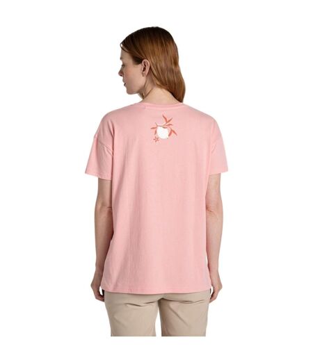 Womens/ladies Yago Deep Look Into Nature T-shirt Shell Pink Craghoppers