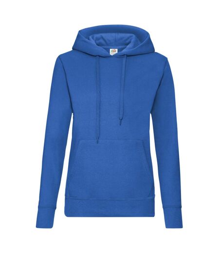Sweat À Capuche Classic Femme Bleu Roi Fruit Of The Loom