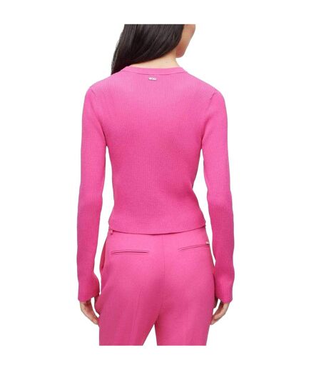 Cardigan Fahara Femme Rose Mélange Boss