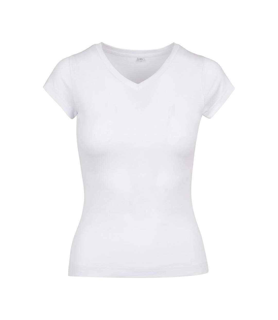 T-shirt Basic Femme Blanc Build Your Brand-1