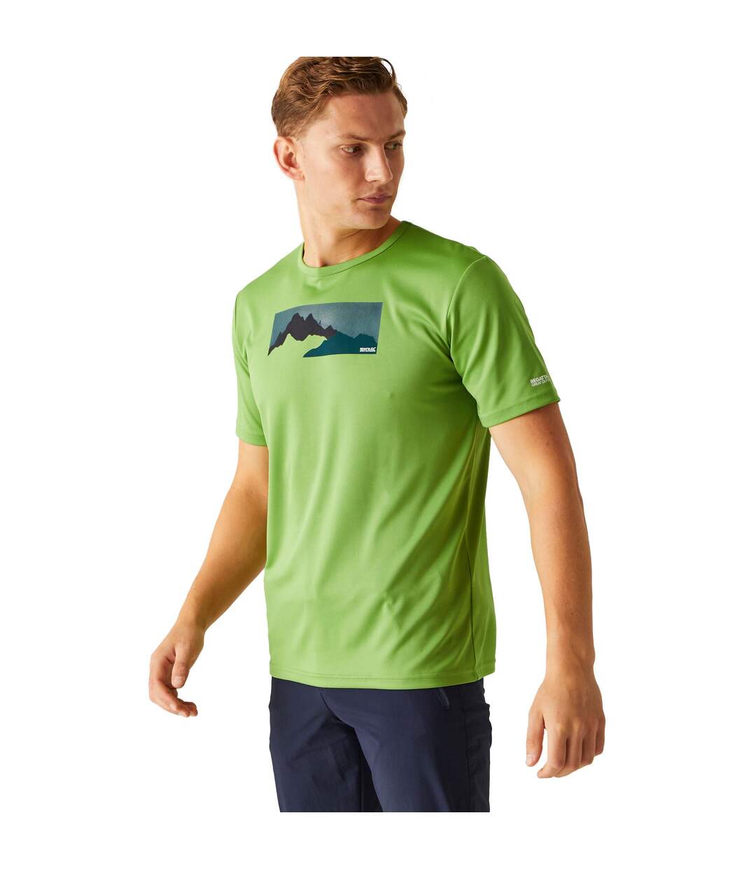 T-shirt fingal homme vert piquant Regatta