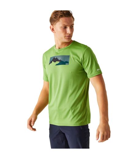 Regatta Mens Fingal VIII Graphic Print T-Shirt (Piquant Green) - UTRG9779