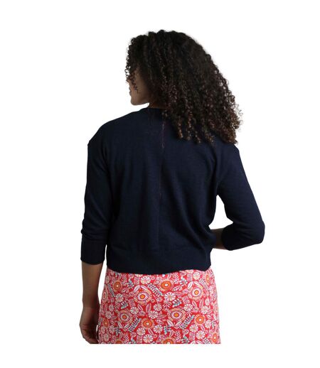 Womens/ladies limon cardigan navy Weird Fish