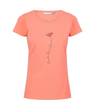 Regatta Womens/Ladies Breezed II T-Shirt (Fusion Coral) - UTRG6817
