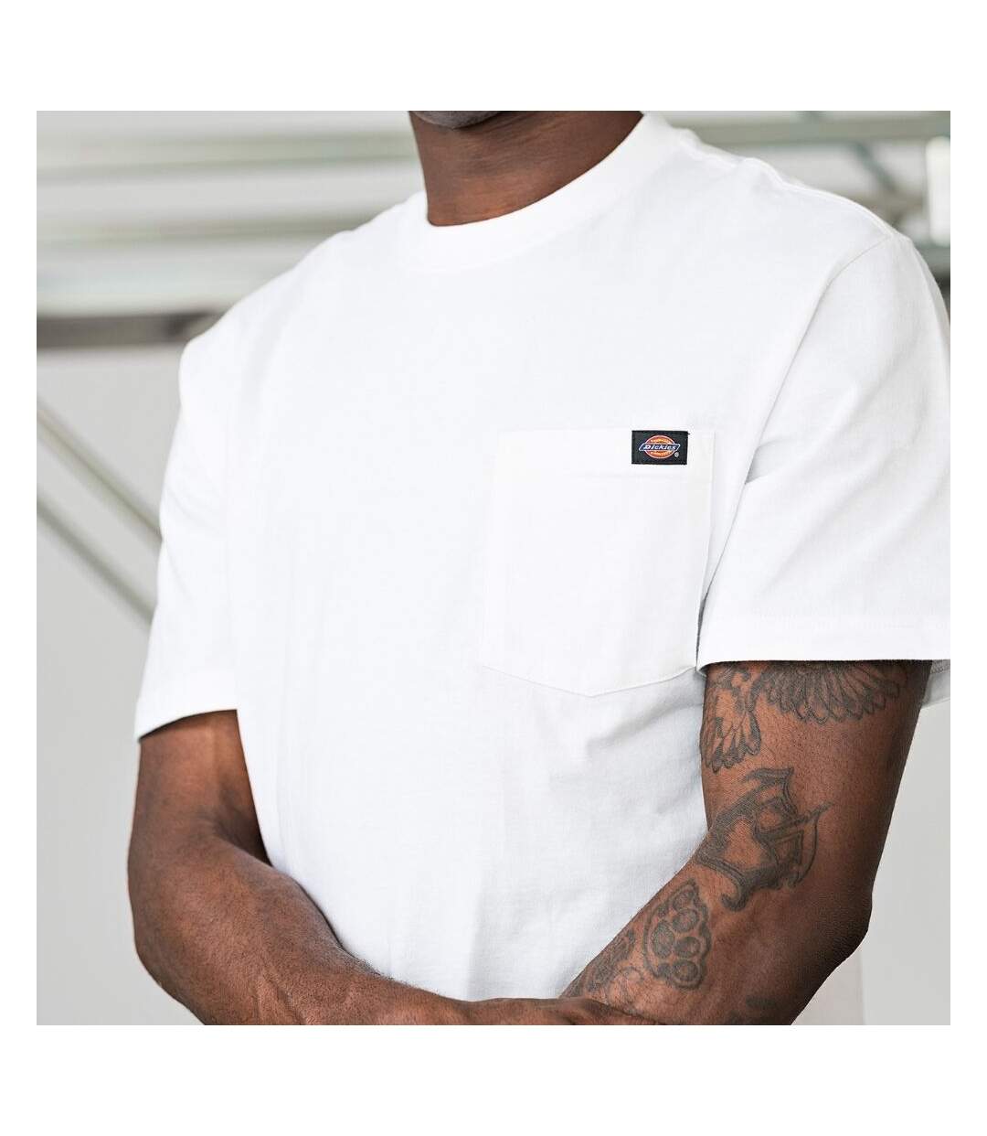 T-Shirt Poche Poitrine à Manches Courtes 100% coton Dickies-4