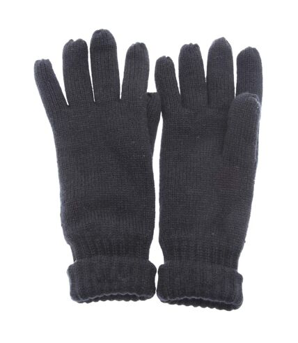 FLOSO Mens Knitted Winter Gloves (3M 40g) (Grey)