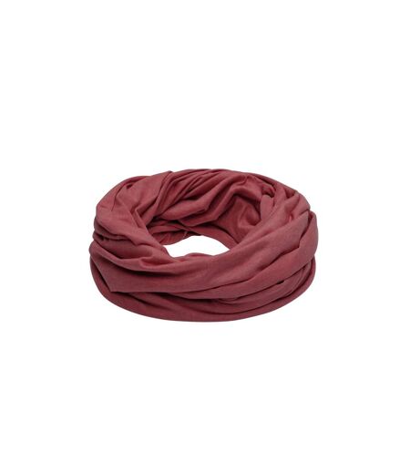 Foulard Infini Taille Unique Bordeaux Chiné Myrtle Beach