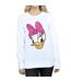 Disney Sweatshirt peint Daisy Duck Head Womens/Ladies (Blanc) - UTBI26956-3