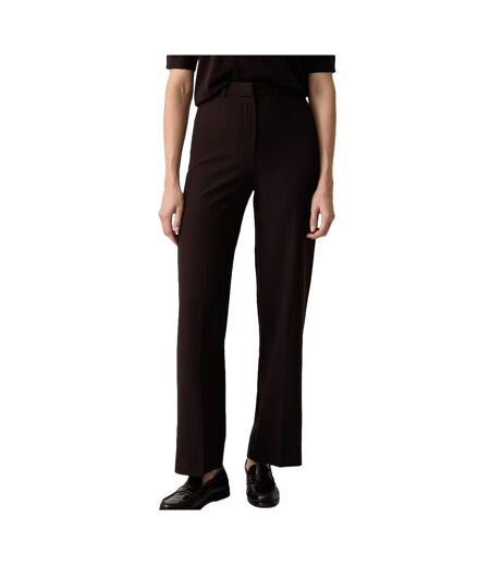 Pantalon tailleur marron femme morgan poya