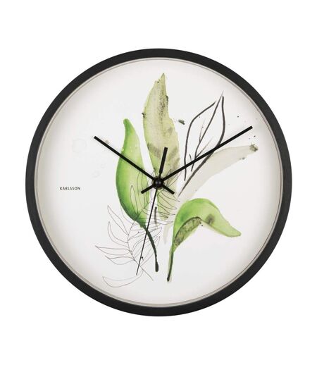 Horloge ronde  Botanical 26 cm Feuilles