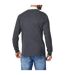Mens leo rugby shirt dark grey Maine-2
