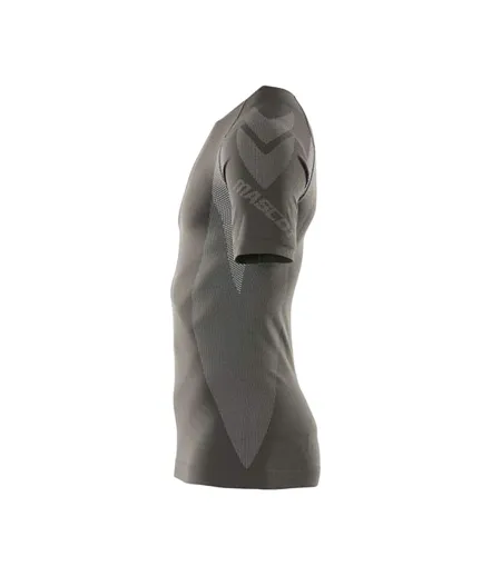 Haut Thermique Manches Courtes Crossover Pavia Adulte Anthracite Foncé Mascot
