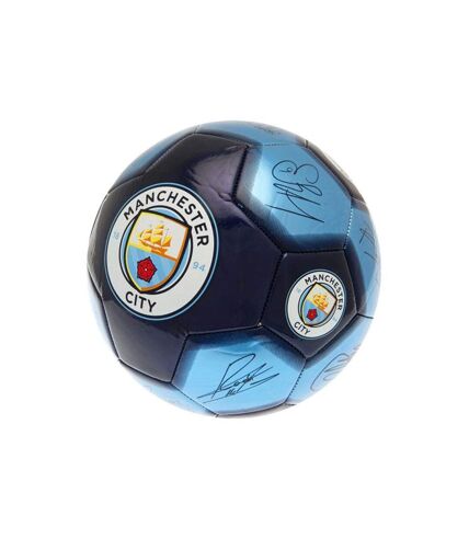 Manchester City FC - Ballon de foot CITY (Bleu ciel / Bleu marine) (Taille 5) - UTBS3680