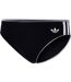 Womens/ladies Originals Adicolor 3 Stripes Cotton Bikini Bottoms Black Adidas-2