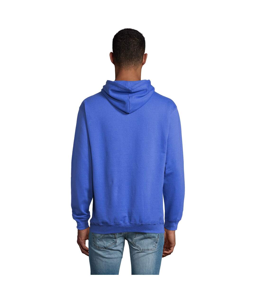 Sweat À Capuche Condor Adulte Bleu Roi SOLS-2