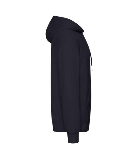 Sweat À Capuche Classic Homme Bleu Marine Sombre Fruit Of The Loom